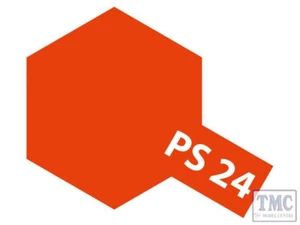 86024 Tamiya PS-24 Fluorescent Orange Polycarbonate Spray - Picture 1 of 1