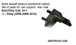 Serie tasselli attacco posteriore cabina ADATTO A IVECO DAILY 06 09 12 42470851 - Bild 1 von 2