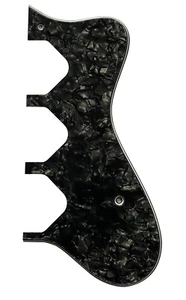 Golpeador de guitarra estilo Epiphone P93 personalizado para Fit Riviera 4 capas negro perla - Imagen 1 de 5