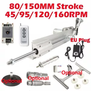 12V 24V Linearantrieb Elektrischer Linear Actuator Hubkolbenmotor 120rpm 160rpm - Picture 1 of 31