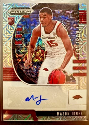 2020-21 Panini Prizm Draft Picks Prospect Autographs #PA-MJ Mason Jones (AU, RC) - Image 1 of 2