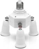 Tizuqe E27 To E27 LED Bulb Lamp Holder 2/3/4/5/6/7 In 1 E27 Base Socket Splitter LED Lamp Socket Light Bulb Adapter Holder - Foto 8