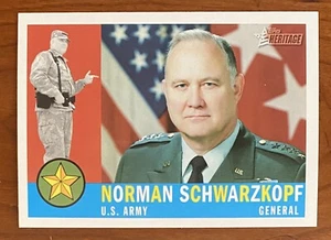 2009 Topps American Heritage GENERAL NORMAN SCHWARZKOPF #4 Army - Picture 1 of 2