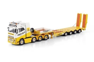 WSI 01-4753 Mediaco; VOLVO FH4 GLOBETROTTER 8X4 SEMI LOW LOADER WITH RAMPS - 4 A - Imagen 1 de 4