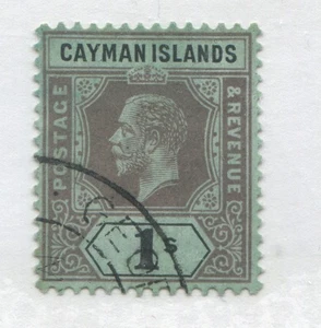 Cayman Islands KGV 1913 1/ used - Picture 1 of 1