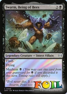 Swarm, Being of Bees 0069 MTG Marvel's Spider-Man Common NP Foil - Picture 1 of 1