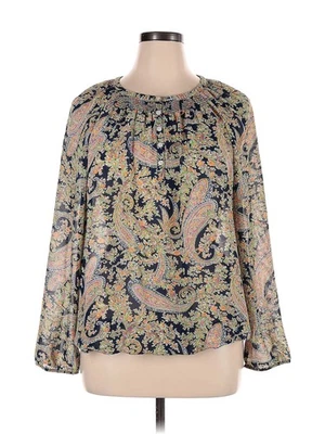 Blusa American Living feminina dourada manga longa GG - Imagem 1 de 2