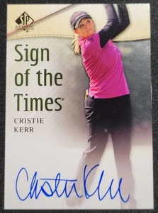 CRISTIE KERR 2014 SP AUTÉNTICO SIGNO DE LOS TIEMPOS EN TARJETA AUTOMÁTICA (PGA) - Imagen 1 de 2