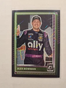 Donruss Optic NASCAR 2025 Alex Bowman #68 Black Velocity Prizm Parallel 25/39 - Imagen 1 de 2