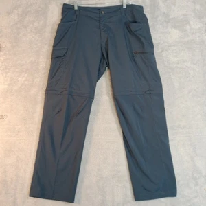Columbia Omni-Shade Herren grau 100% Nylon wandelbare Wanderhose 36x30 - Bild 1 von 10