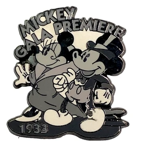 Disney 100 Dreams Mickey Gala Premiere Black White Pin 1.5"  Minnie 1933 #9 2001 - Picture 1 of 3