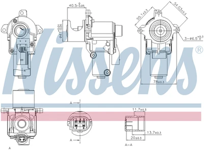 Nissens EGR Valve 98217 for eg. AUDI A4 B8 (2008) A4 2.7 TDI etc - Image 1 of 4