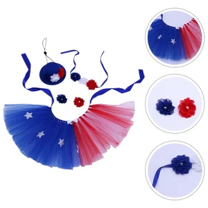  Pet Cosplay Clothing Dog Costumes For Independence Day Outfits Small Dogs - Picture 1 of 12