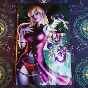 Darkstalkers Jedah #1 Burns VIRGIN Green Flame 2024 Udon Comic ENG ✅ - Bild 1 von 3