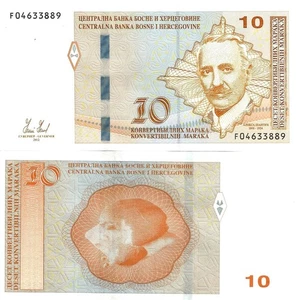 Bosnia y Herzegovina 10 marcas convertibles 2012 P-81a UNC - Imagen 1 de 1