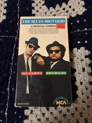 Blues Brothers (VHS, 1980)John Belushi Dan Aykroyd. Vintage Classic Movie. Rare Foto 1 de 4