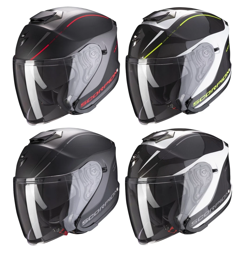 Scorpion EXO-S1 Shadow Motorrad Jethelm Pendler City Urban Helm Roller Touring - Bild 1 von 1