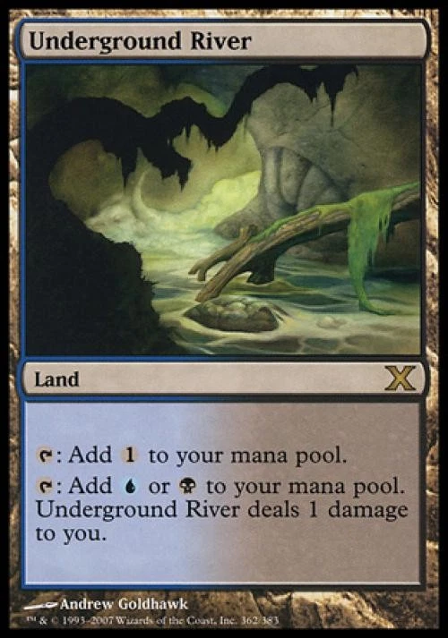 MTG English Underground River NM Foil 10th Edition - Image 1 of 1