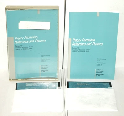 Theory Formation - Reflections And Patterns 1986 IBM PC Software Rare Lost Media - Image 1 of 4