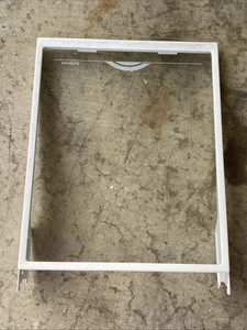 GE Refrigerator WR02X7975 Glass Shelf Bracket Metal Frame 404 Spillproof - Picture 1 of 15