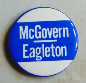 George McGovern 1972 campaign pin button political - Picture 1 of 1