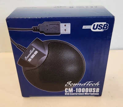 SoundTech CM-1000 USB Omni-Directional Conference Microphone NEW Open Box - Image 1 of 4