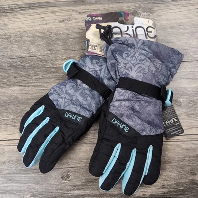 Dakine Mujer Negro Capri Snowboard Esquí Guante Talla Pequeña Nuevo Antiguo Stock Foto 1 de 4