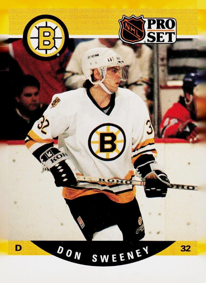 1990-91 Pro Set #412 Don Sweeney - Image 1 of 2