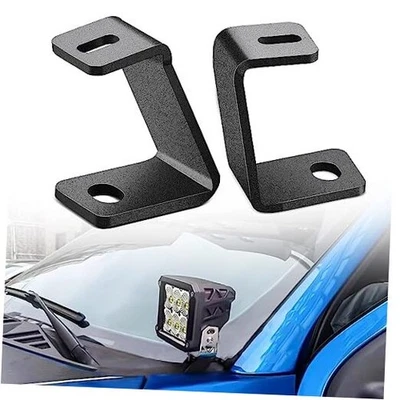  Soporte de luz de zanja soportes de montaje de capó para pilar A delantero para F150 2015-2023 Foto 1 de 4