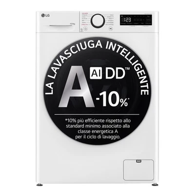LG LAVASCIUGA D4R5010TSWS 10+ 6KG D TURBOWAS Turbowash Inverter Direct Drive - Immagine 1 di 4