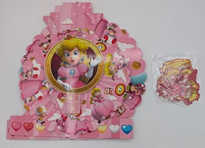 Princess Peach Birthday Party Cupcake 3 tier Tower - Image 1 of 4