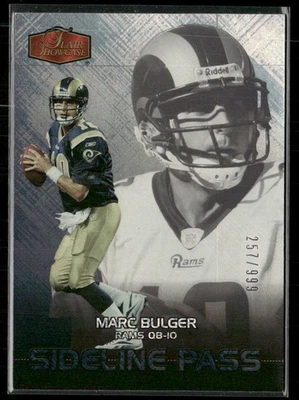 2006 Flair Showcase Sideline Pass #265 Marc Bulger /999 - Image 1 of 2