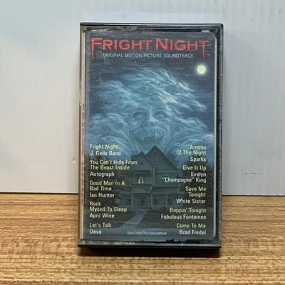 FRIGHT NIGHT Movie Soundtrack Cassette Original Motion Picture Music 1985 - Image 1 of 3