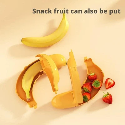 Niedliche Aufbewahrungsbox für Bananenschutz tragbarer Bananenhalter für Obstkis - Bild 1 von 4