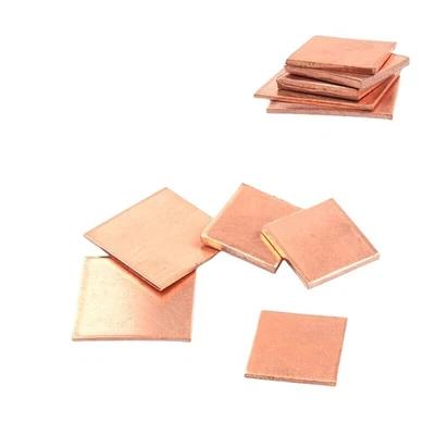 Kupferblech 0,3/0,5/0,8/1,0/1,2/1,5/2mm -Dick Kupferblechplatte Metallplatten - Bild 1 von 4