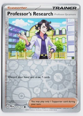 Professor's Research [Professor Sycamore] 125/131 SV: Prismatic Evolutions Rever - Image 1 of 2
