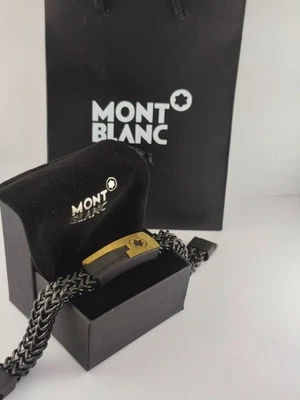 Pulsera Montblanc de lujo de acero inoxidable para hombre con caja - Envío gratuito Foto 1 de 4