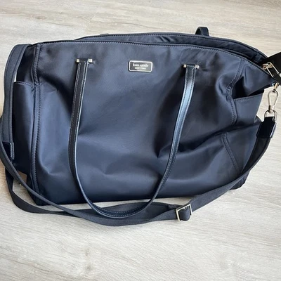 Kate Spade Dawn Black  Nylon Baby Diaper Bag - Image 1 of 4