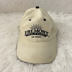 Vintage Fremont Hotel & Casino Hat Cap Las Vegas Beige - Picture 1 of 7