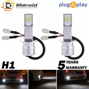 Bombillas de faros halógenos LED de xenón H1 6000K luces antiniebla luz de haz 100W ultra blanco - Imagen 1 de 8