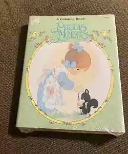 Vintage Precious Moments Coloring Books 1990 6pk Suprise Sealed Pack Of Six New - Picture 1 of 3