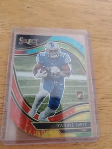 2020 Select Dandre Swift Tie Dye Die Cut Field Level Prizm Rc 02/25 - Picture 1 of 2