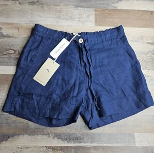 Tommy Bahama 100% Linen Palmbray Shorts NEW Navy Blue - Picture 1 of 7