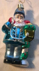 mundgeblasenes Glas Nordpol Polizist Ornament - Bild 1 von 5