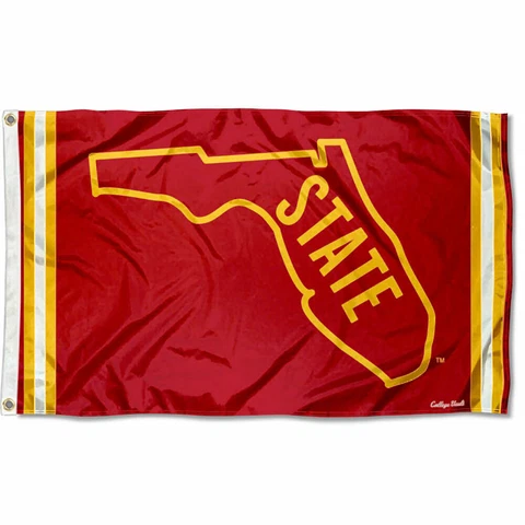 Florida State Seminoles Vintage Retro Throwback Large Outdoor Flag Cover