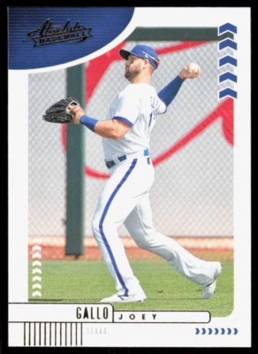 2020 Panini Absolute 99 Joey Gallo Texas Rangers - Image 1 of 2