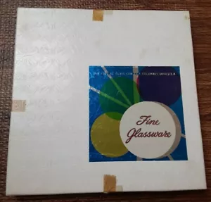 Vintage Set of 4 Federal Glass Coasters Or Ashtrays Poker Cards Theme in Box Set - Picture 1 of 3