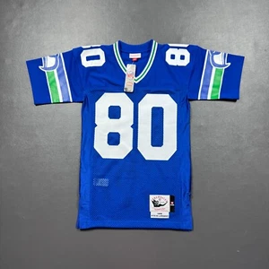 100% Authentic Steve Largent Mitchell & Ness 1985 Seahawks Jersey Size 36 S Mens - Picture 1 of 6