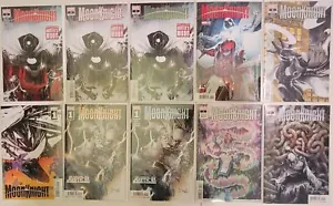 10x MOON KNIGHT comic set 1 3 5 1st 2nd 3rd Print Wal-Mart VARIANT HUNTER’S MOON - Picture 1 of 12