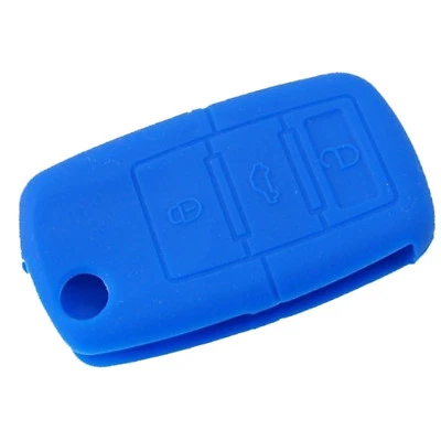 HQRP Dunkelblau Klappbar Klapp Klapp Schlüssel Etui 3 Tasten für VW Gti 2006-... - Bild 1 von 2